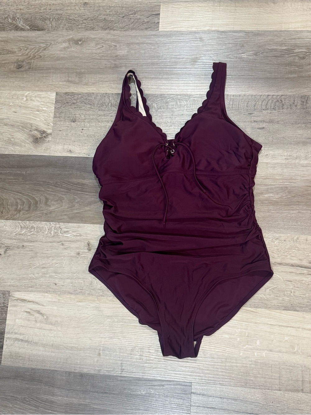 Kona Sol One-Piece Swimsuit - Deep Plum